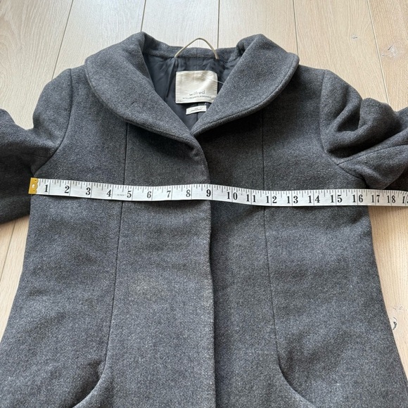 Aritzia Wilfred Cocoon Coat Virgin Wool & Cashmere Blend in Slate Gray Size XXS - Picture 8 of 16
